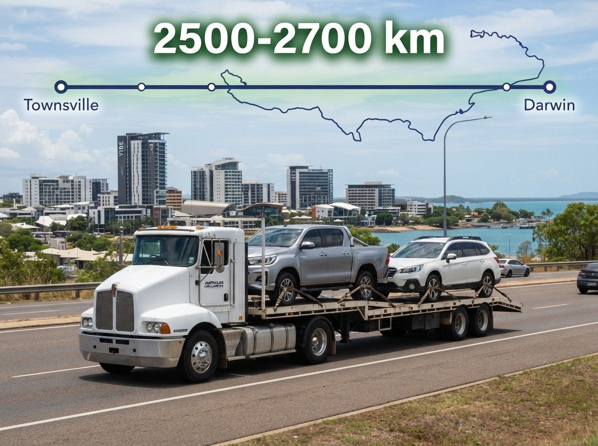  Vehicle Transport from Townsville to Darwin